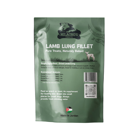 Lamb Lung Fillet for Dogs